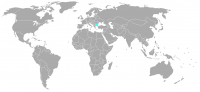 Image of position in world of Bulgaria