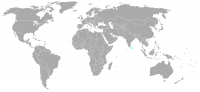 Image of position in world of Sri Lanka