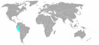 Image of position in world of Peru